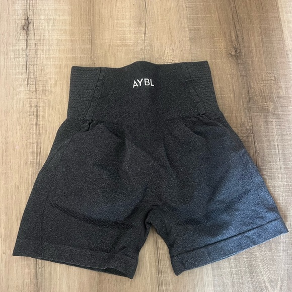 AYBL Pants - AYBL Charcoal High-Rise Shorts